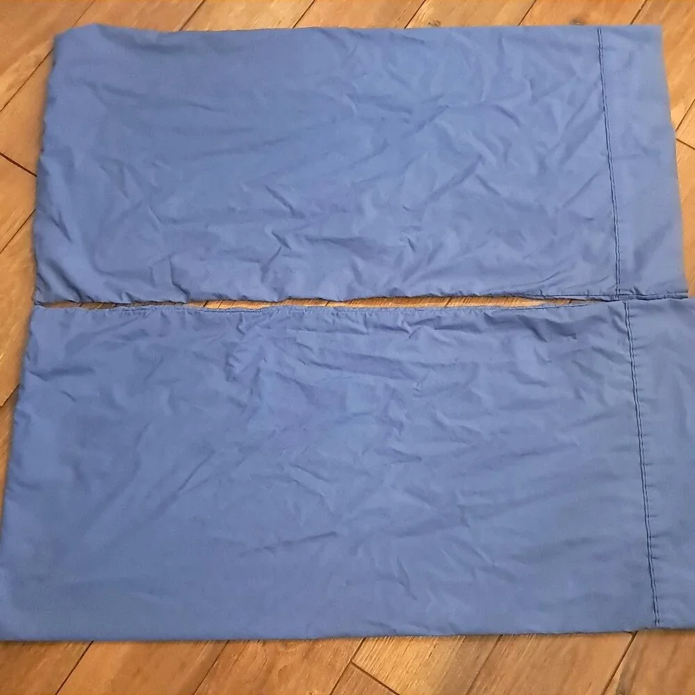 Wamsutta pillowcase set 2 King Blue cotton‎ polyester pillow case cornflower